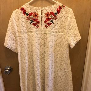 Lace flower dress